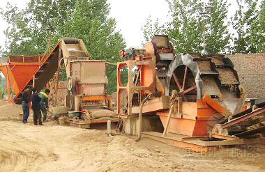 洗砂機客戶現(xiàn)場